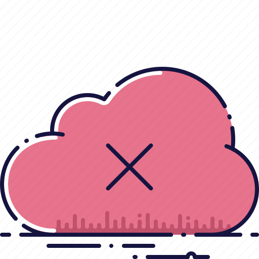 Cloud, disconnect, error, fail, failure, oops, trouble icon - Download on Iconfinder