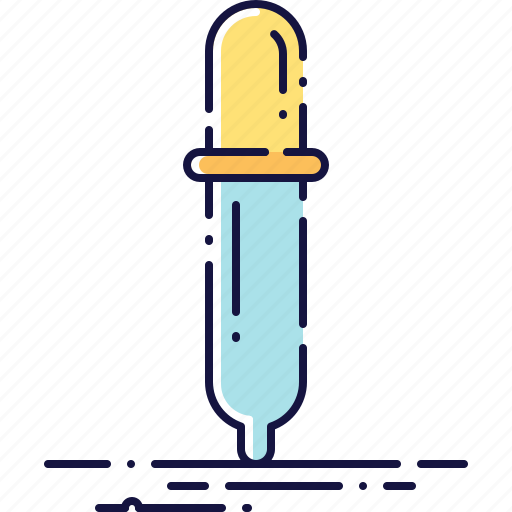 Color, dropper, eyedropper, lab, pipet, science, tool icon - Download on Iconfinder