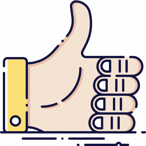Finger, hand, like, share, success, thumb, up icon - Download on Iconfinder