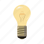 bulb, cartoon, electricity, energy, idea, light, lightbulb 