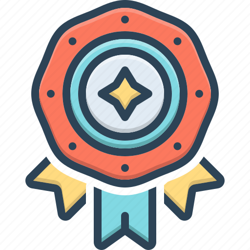 Badge, rosette, medal, award, ribbon, prize, certificate icon - Download on Iconfinder