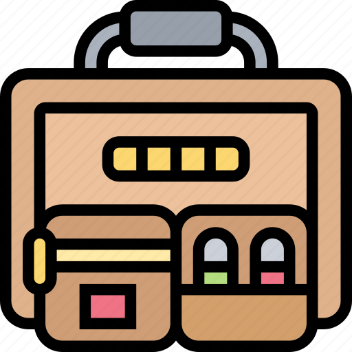 Briefcase, bag, suitcase, business, portfolio icon - Download on Iconfinder