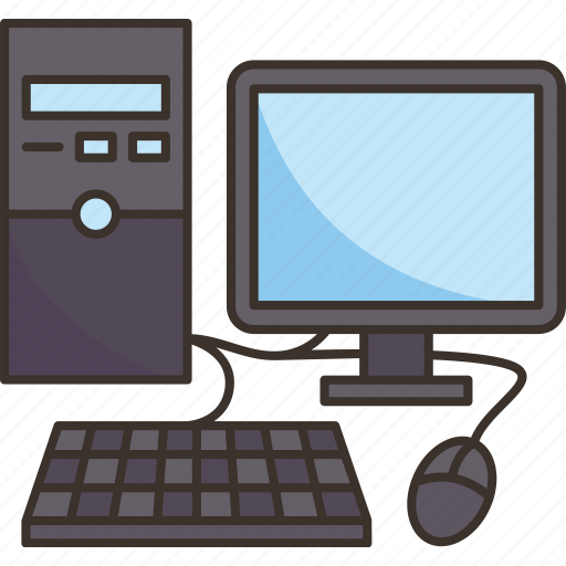 Computer, electronic, working, office, device icon - Download on Iconfinder