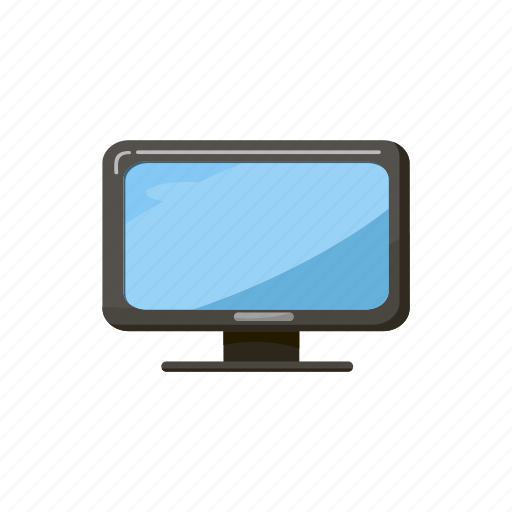 Cartoon, desktop, display, equipment, modern, monitor, screen icon - Download on Iconfinder
