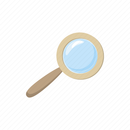Cartoon, find, glass, look, magnifier, magnifying, search icon - Download on Iconfinder
