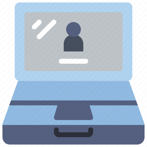 Computer, equipment, laptop, login, office, pc icon - Download on Iconfinder