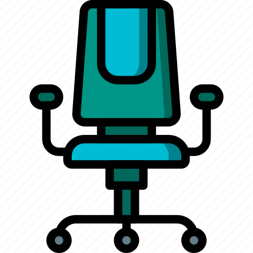 Chair, desk, equipment, furniture, office icon - Download on Iconfinder