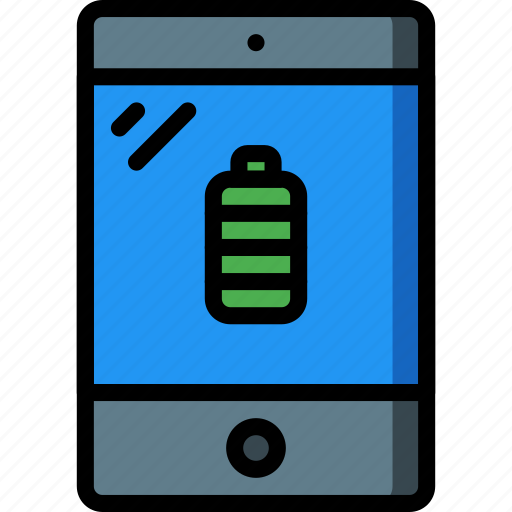 Battery, equipment, ipad, office, tablet icon - Download on Iconfinder