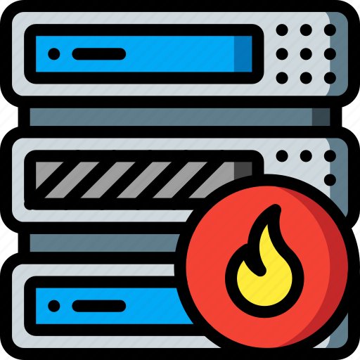 Computer, equipment, firewalled, office, server icon - Download on Iconfinder