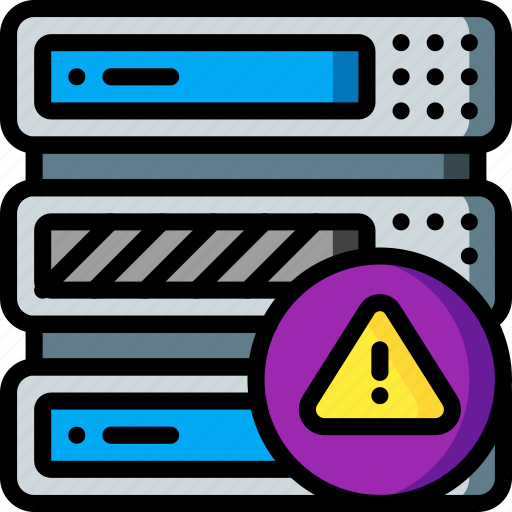 Computer, equipment, hazard, office, server icon - Download on Iconfinder