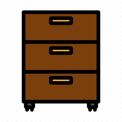 File, cabinet, data, office, furniture, storage, drawer icon - Download on Iconfinder