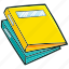 folders, files, documents, paper, sheet, office, tool 