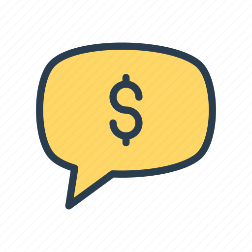 Bubble, chat, conversation, dollar, sign icon - Download on Iconfinder