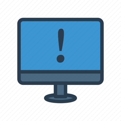 Alert, error, exclamation, screen, warning icon - Download on Iconfinder