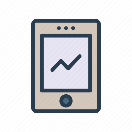 Device, graph, growth, mobile, phone icon - Download on Iconfinder