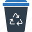 recycle bin, recycle container, recycling can, software bin, software trash 