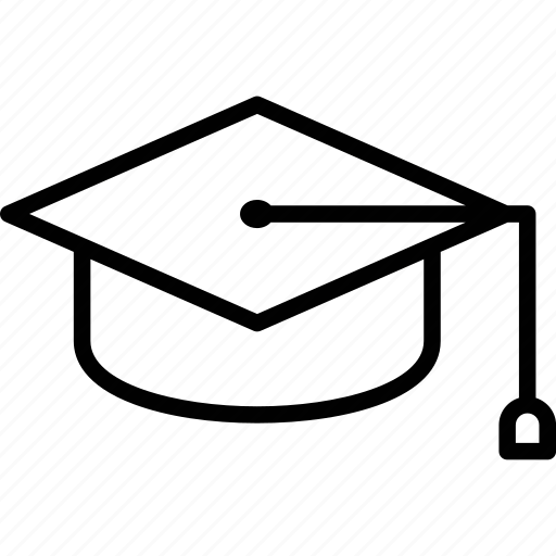 Education concept, graduate person, graduation cap, mortar cap, student cap icon - Download on Iconfinder