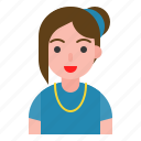 avatar, female, profile, woman