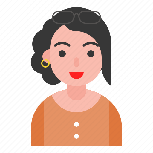 Avatar, emoticon, face, female, woman icon - Download on Iconfinder