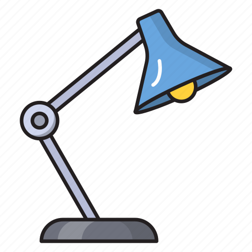 Bulb, desk, lamp, light, table icon - Download on Iconfinder