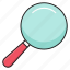 find, glass, magnifier, search, zoom 