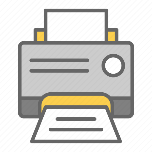 Document, fax, info, office, paper, print, printer icon - Download on Iconfinder