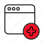 web, add, new, window, webpage, tab 