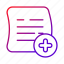 post, it, add, task, plus, document