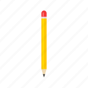 draw, pen, pencil, yellow pencil 