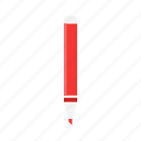 draw, marker, write, red pen 