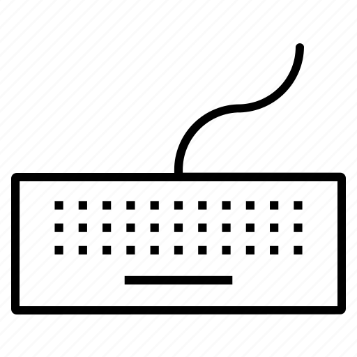 Keyboard, keypad, hardware, pc, typing, device, writing icon - Download on Iconfinder