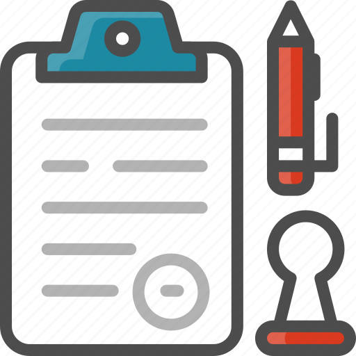 Clipboard, document, file, list, pen, report icon - Download on Iconfinder