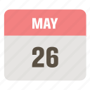 calendar, may, schedule, event, appointment, time, month, alarm
