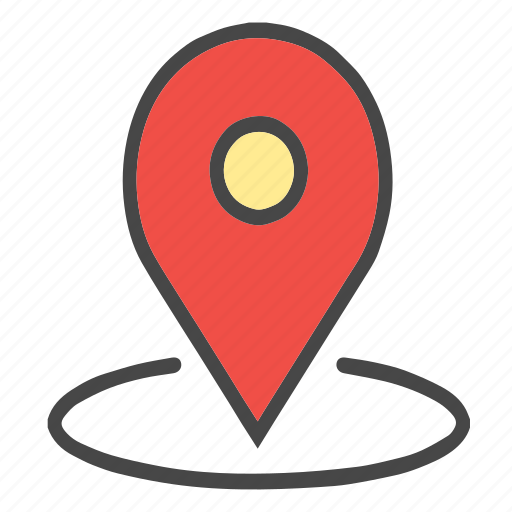 Around location, check location, current location, location, map pin, pin, gps icon - Download on Iconfinder