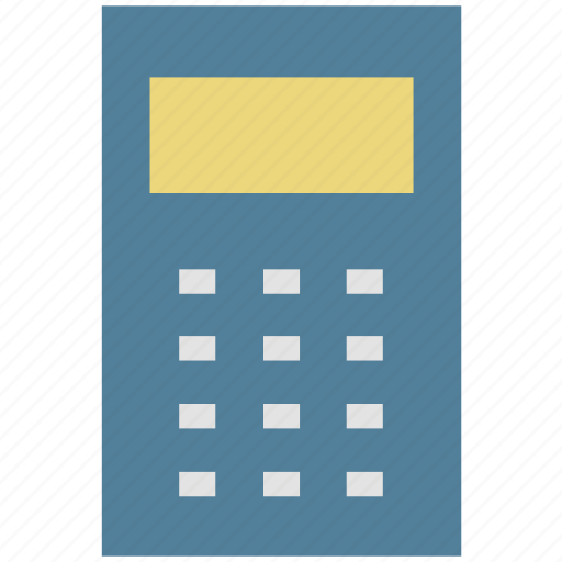 Accounting, accounts, calculation, calculator, calculator machine, math icon - Download on Iconfinder