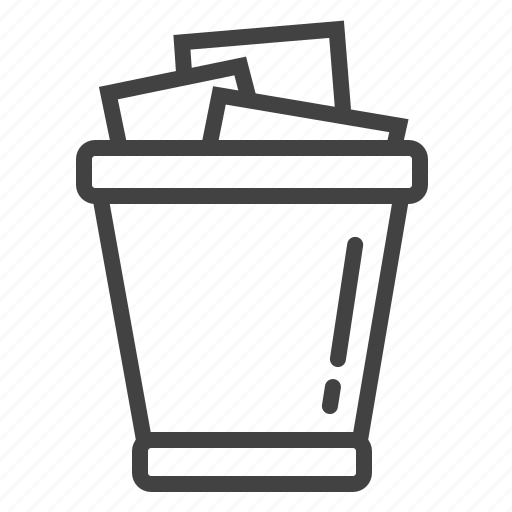 Can, office, paper, rubbish bin icon - Download on Iconfinder