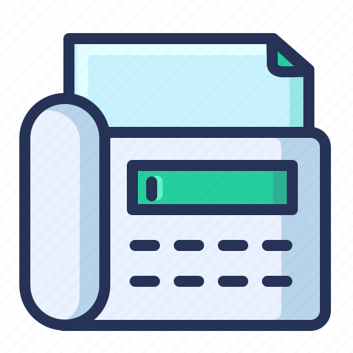 Document, fax, file, phone icon - Download on Iconfinder