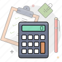 calculator, math, accounting, education
