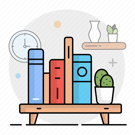 Office, books, book, shelf icon - Download on Iconfinder