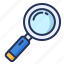 glass, loupe, magnifier, search 