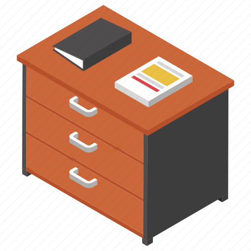 Office files, office table, official drawer, working desk, workplace icon - Download on Iconfinder