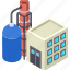 oil refinery, oil industry, oil station, oil tower, building 