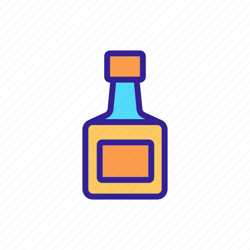 Bottle, label, measuring, oil, package, scale, squared icon - Download on Iconfinder