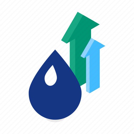 Oil, growth, drop, arrows icon - Download on Iconfinder