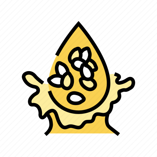 Sesame, seed, oil, liquid, yellow, drop icon - Download on Iconfinder