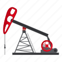 business, cartoon, drilling, fuel, industry, oil, rig