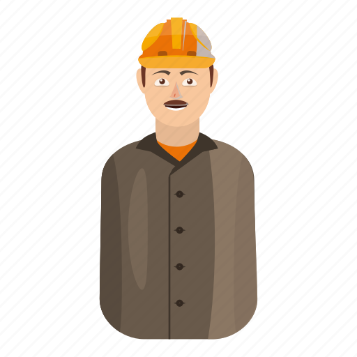 Cartoon, employee, industrial, industry, man, oil, worker icon - Download on Iconfinder