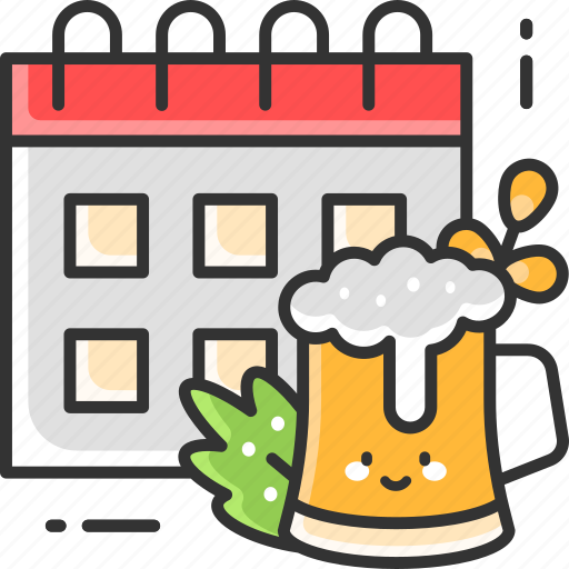 Calendar, oktoberfest, beer, october, beer festival icon - Download on Iconfinder