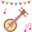 banjo, music, party, celebration 
