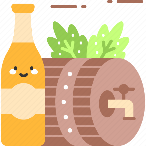 Beer bottle, pub, barrel, alcohol, drink icon - Download on Iconfinder